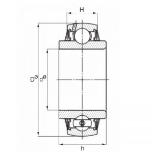 Rodamiento para gradas interior cilíndrico
